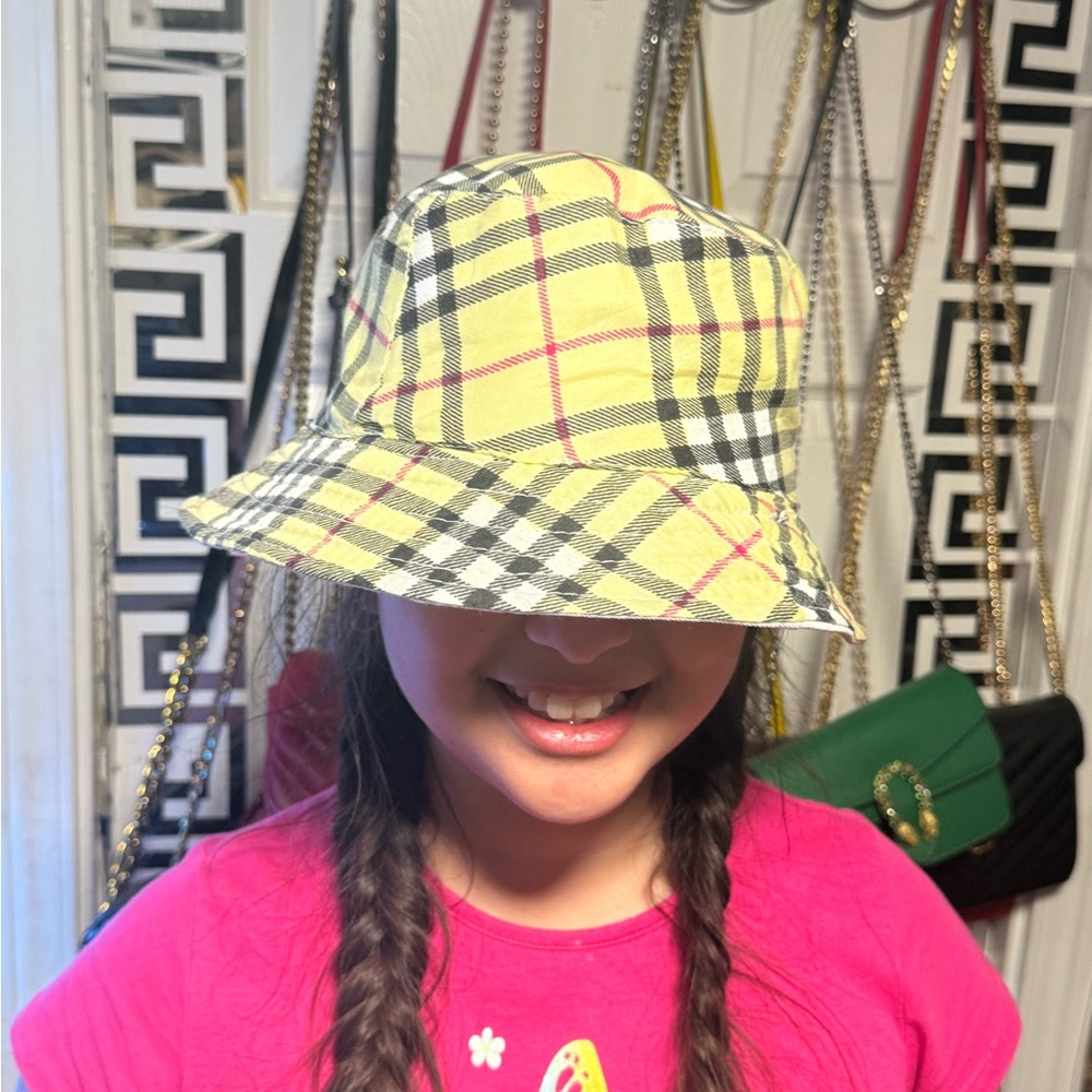 Yellow Plaid Bucket Hat